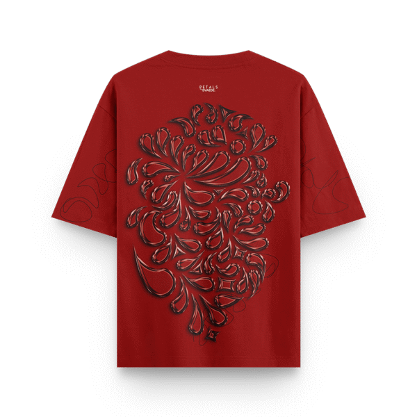 Petals Crimson Tee - Image 2